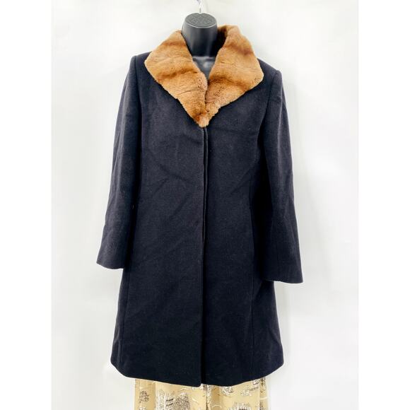 Cinzia Rocca 4 Vintage Virgin Wool Chinese Mink Coat - Picture 1 of 11